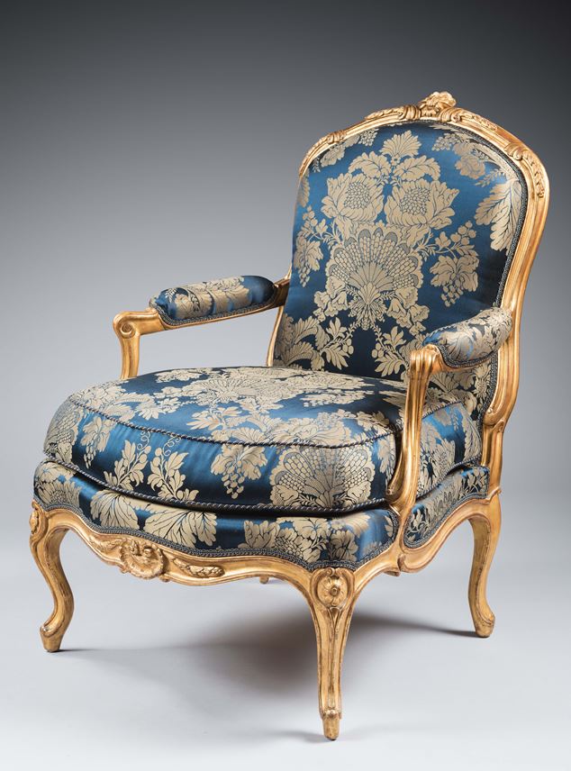 Jean-Baptiste Gourdin - A set of four Louis XV armchairs  | MasterArt